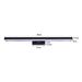 IMMAX NEO PINNA Smart nástěnné 80cm 34W 2378lm černé Zigbee 3.0, TUYA 07229L