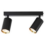 IMMAX NEO PUNTO-2 SMART bodové svítidlo černé zlaté zdroj GU10 4,8W, RGB+CCT, Zigbee 3.0, TUYA 07263Z