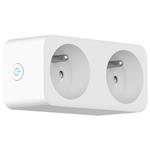 IMMAX NEO SMART chytrá vnitřní 2 zásuvka (FR)/ 16A/ Zigbee/ Google Assistant/ Amazon Alexa/ LIDL/ TUYA 07752L