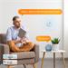 IMMAX NEO SMART senzor teploty a vlhkosti, s dipslejem, Zigbee 3.0, TUYA 07557L