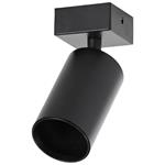 IMMAX PUNTO-1 stropní, nástěnné, bodové svítidlo, černé, pro zdroj typu GU10 08246L