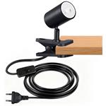 IMMAX PUNTO KLIP-1 nástěnné/klipové svítidlo, 9W, GU10, černé 08291L