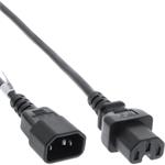 INLINE Sieťový predlžovací kábel C14-C15 2m 16811