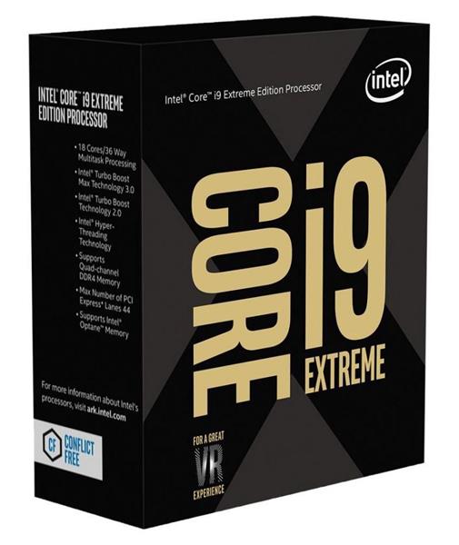 Intel® Core™i9-7980XE processor, 2.60GHz,24.75MB,LGA2066 BOX, bez chladiča BX80673I97980XSR3RS