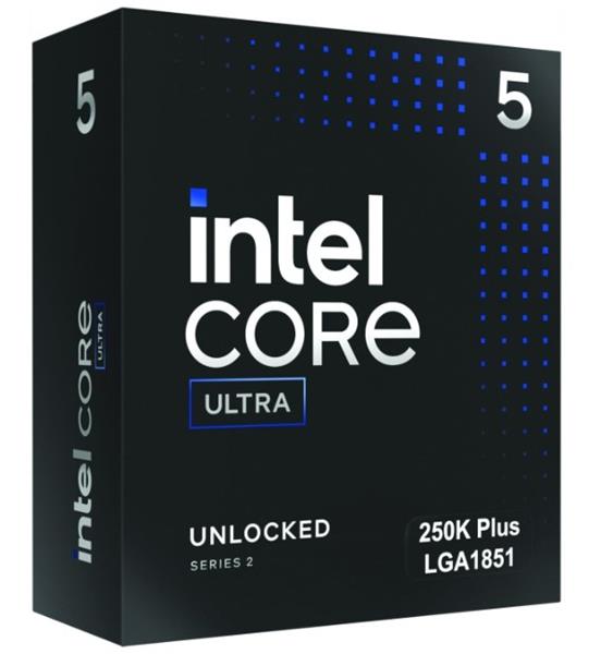 Intel® Core™Ultra 5-250K Plus processor, 5.53GHz,30MB, LGA1851, Intel® Graphics, BOX, bez chladiča BX80768250KSA4UZ