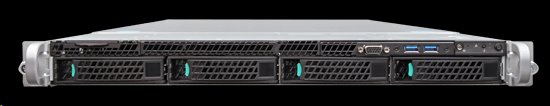 Intel®Server Rack 1U, 2xE5-2600V3/V4, 24xDDR4 RDIMM, 4x3.5'' HDD HotSwap, 8xSATA ports, 2x10Gb Intel X540 LA R1304WTTGSR