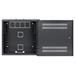 Intellinet Low-Profile 19" Cabinet, 4U Horizontal and 2U Vertical Rails, nástěnný rozvaděč, černý 713689