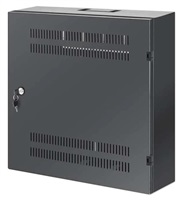 Intellinet Low-Profile 19" Cabinet, 4U Horizontal and 2U Vertical Rails, nástěnný rozvaděč, černý 713689