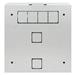 Intellinet Low-Profile 19" Cabinet, 4U Horizontal and 2U Vertical Rails, nástěnný rozvaděč, šedý 713641