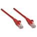 INTELLINET Patch kábel Cat5E, UTP - 0,5m , červený