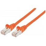INTELLINET Patch kábel Cat6, S/FTP, LSOH - 1m , oranžový