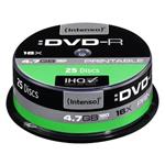 Intenso DVD-R, 4801154, 25-pack, 4.7GB, 16x, 12cm, Standard, cake box, Printable, pre archiváciu dá