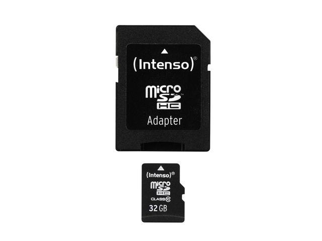 Intenso micro SD 32GB SDHC card class 10 3413480