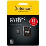 INTENSO Micro SDHC karta 32GB Class4 3403480