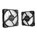 InWin Case fan Neptune AN120, 120mm, ARGB, Black (Triple pack+ Extension cables) IW-FN-AN120-3PK