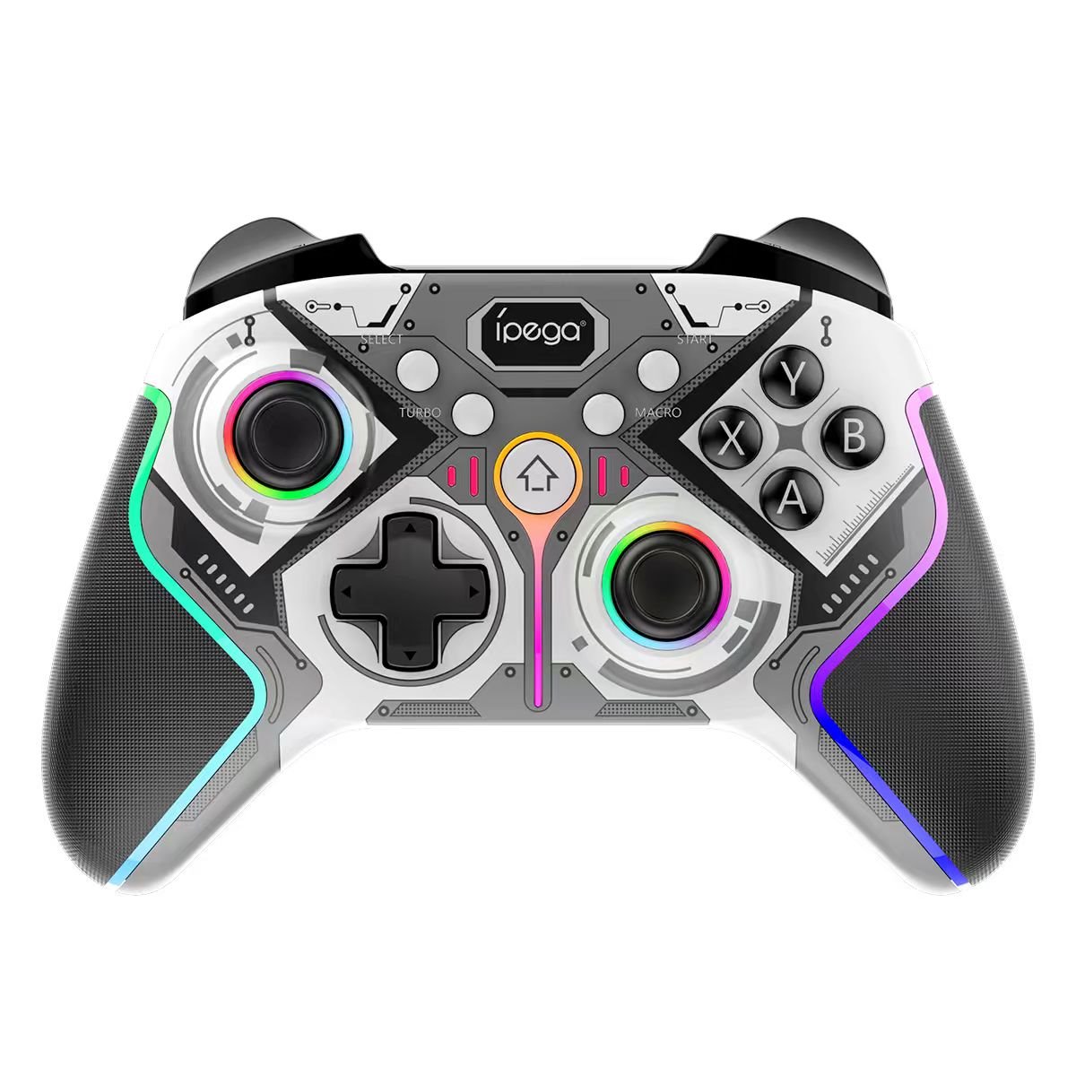 iPega 9666HH Bluetooth RGB Gamepad pro Android/iOS/PS3/PS4/PC/N-Switch Gray 6974363711948