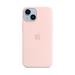 iPhone 14 Silicone Case with MS - Chalk Pink MPRX3ZM/A