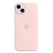 iPhone 14+ Silicone Case with MS - Chalk Pink MPT73ZM/A