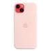 iPhone 14+ Silicone Case with MS - Chalk Pink MPT73ZM/A