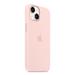 iPhone 14+ Silicone Case with MS - Chalk Pink MPT73ZM/A