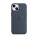 iPhone 14 Silicone Case with MS - Storm Blue MPRV3ZM/A