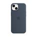 iPhone 14 Silicone Case with MS - Storm Blue MPRV3ZM/A