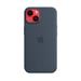 iPhone 14 Silicone Case with MS - Storm Blue MPRV3ZM/A