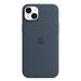 iPhone 14+ Silicone Case with MS - Storm Blue MPT53ZM/A