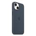 iPhone 14+ Silicone Case with MS - Storm Blue MPT53ZM/A