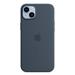 iPhone 14+ Silicone Case with MS - Storm Blue MPT53ZM/A