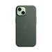 iPhone 15 FineWoven Case with MagSafe - Evergreen MT3J3ZM/A