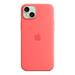 iPhone 15 Plus Silicone Case with MagSafe - Guava MT163ZM/A