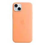 iPhone 15 Plus Silicone Case with MagSafe - Orange Sorbet MT173ZM/A
