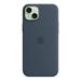 iPhone 15 Plus Silicone Case with MagSafe - Storm Blue MT123ZM/A