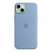 iPhone 15 Plus Silicone Case with MagSafe - Winter Blue MT193ZM/A