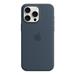 iPhone 15 Pro Max Silicone Case with MagSafe - Storm Blue MT1P3ZM/A