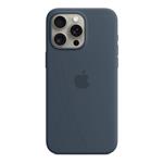 iPhone 15 Pro Max Silicone Case with MagSafe - Storm Blue MT1P3ZM/A