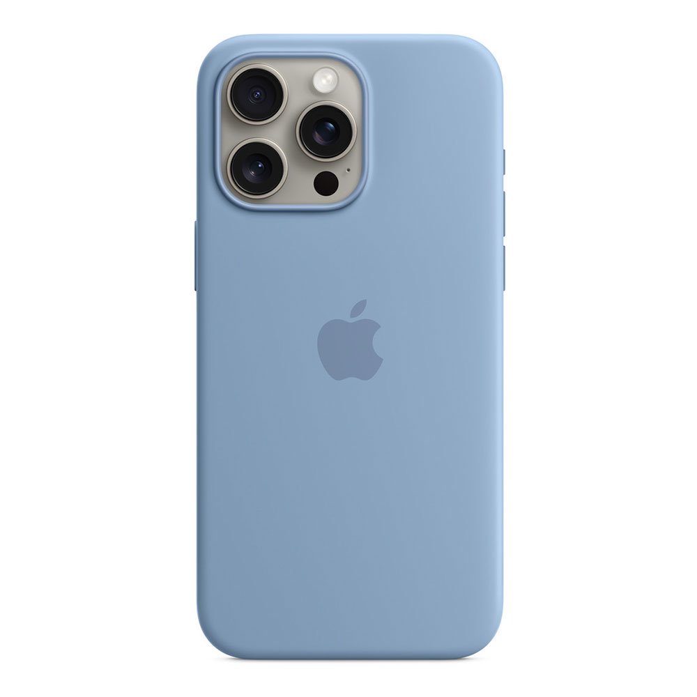 iPhone 15 Pro Max Silicone Case with MagSafe - Winter Blue MT1Y3ZM/A