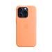 iPhone 15 Pro Silicone Case with MagSafe - Orange Sorbet MT1H3ZM/A
