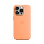 iPhone 15 Pro Silicone Case with MagSafe - Orange Sorbet MT1H3ZM/A