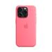 iPhone 15 Pro Silicone Case with MS - Pink MWNJ3ZM/A