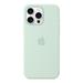 iPhone 16 Pro Max Silicone Case with MS-Aquamarine MDGY4ZM/A