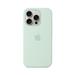 iPhone 16 Pro Silicone Case with MS - Aquamarine MDG04ZM/A