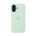 iPhone 16 Silicone Case with MS - Aquamarine MDGP4ZM/A