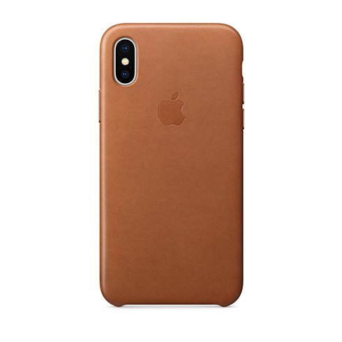 iPhone X Leather Case - Saddle Brown MQTA2ZM/A