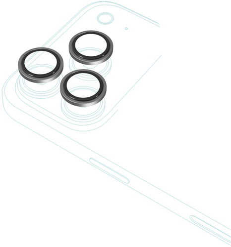 iStores by Epico Aluminium Lens Protectors Číry obraz iPhone 17 Pro/17 Pro Max - strieborná 94112152100002