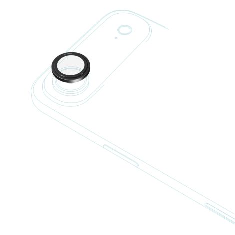 iStores by Epico Aluminium Lens Protectors Číry obraz iPhone Air - čierna 94012151300012