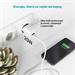 iStores by Epico Ultraboost GaN 20W sieťový adaptér EA20 s 1,2 m USB-C na USB-C kablom - biela 9915101100217