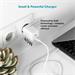 iStores by Epico Ultraboost GaN 45W sieťový adaptér EA45 s 1,2 m USB-C na USB-C kablom - biela 9915101100219