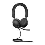 Jabra Evolve2 40 SE/Stereo/USB-C/Drát/MS/Černá 24189-999-899